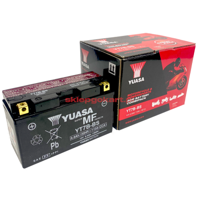 Akumulator YUASA YT7B-BS 12V-6,8Ah